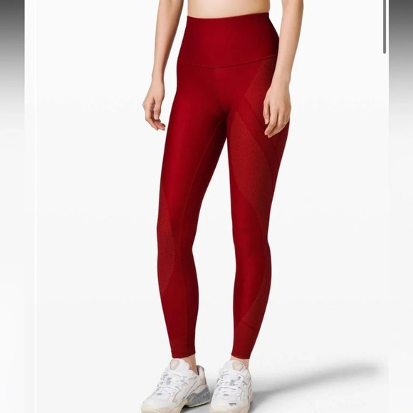 NWOT Lululemon My Element Tight x Roksanda Caliente Rustic Coral Legging 2 - Picture 1 of 12